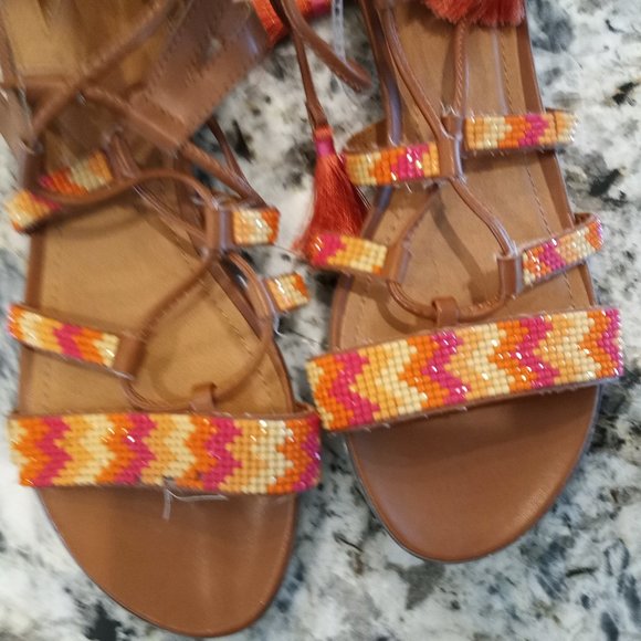 KENNETH COLE REACTION GLADIATOR SANDALS FLAWED - Picture 5 of 8